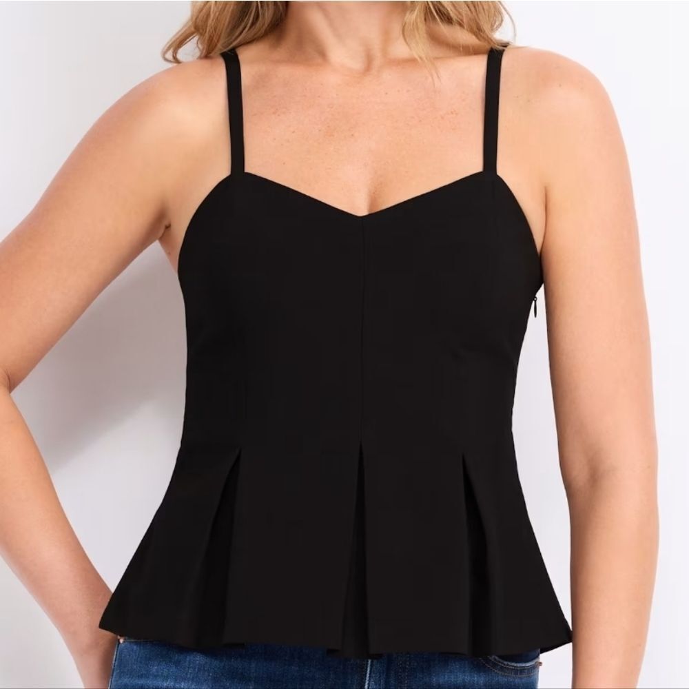 Nine Britton Penni Peplum Tank Medium